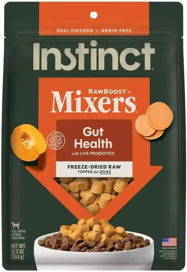 Instinct Freeze Dried Mixers, Dog Food Toppers, Gut Health, 5.5 Oz. Bag31