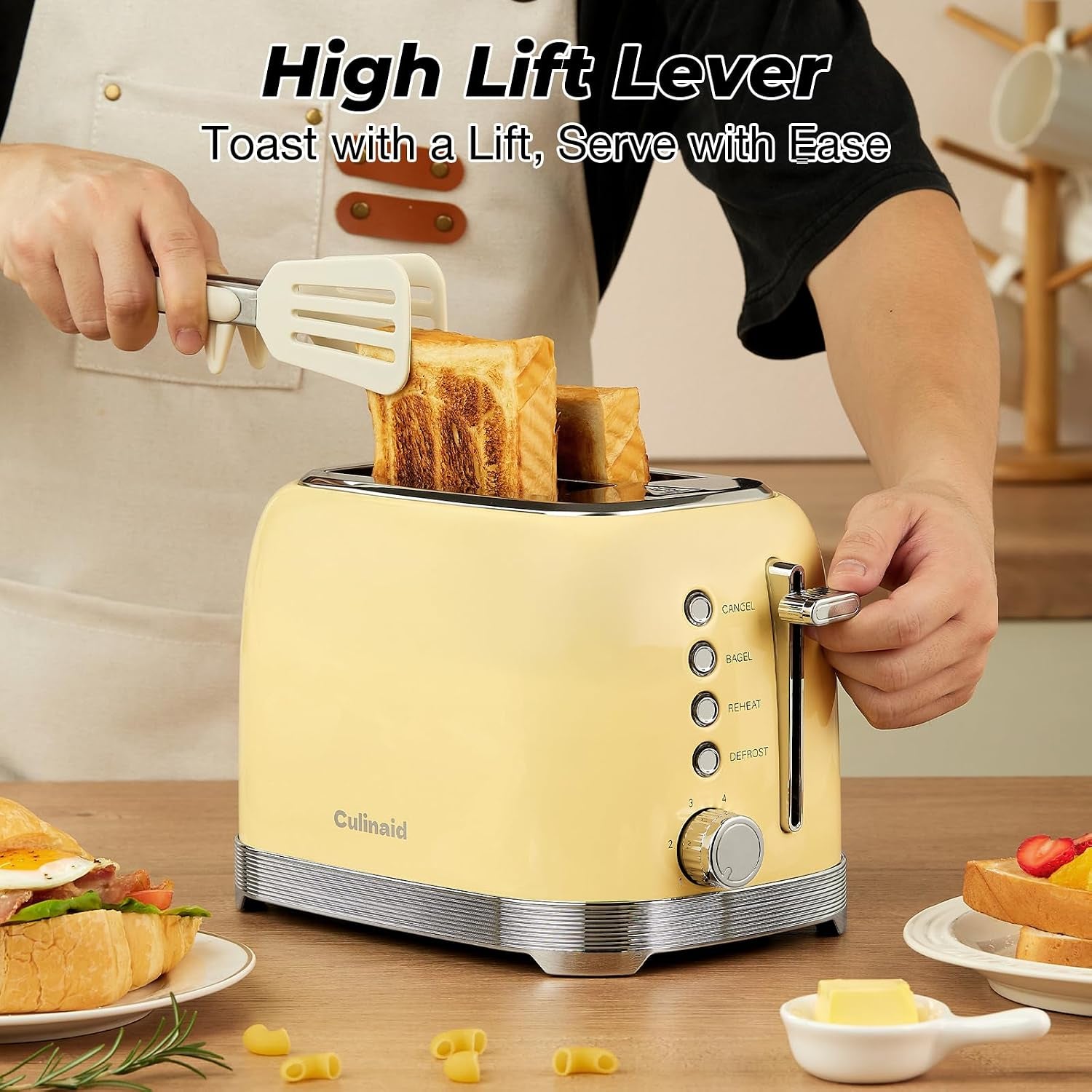 toaster-2-slice-retro-stainless-steel-yellow-1-5-extra-wide-slots-with-bagel-defrost-reheat-cancel-functions-6-bread-shade-settings-removable-crumb-tray