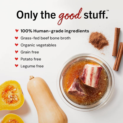 Stella & Chewy'S Human-Grade Grass-Fed Beef Bone Broth for Dogs - Joint & Gut Health Liquid Food Topper with Collagen & Turmeric, 16 Fl Oz Resealable Pouch (Pack of 6)4
