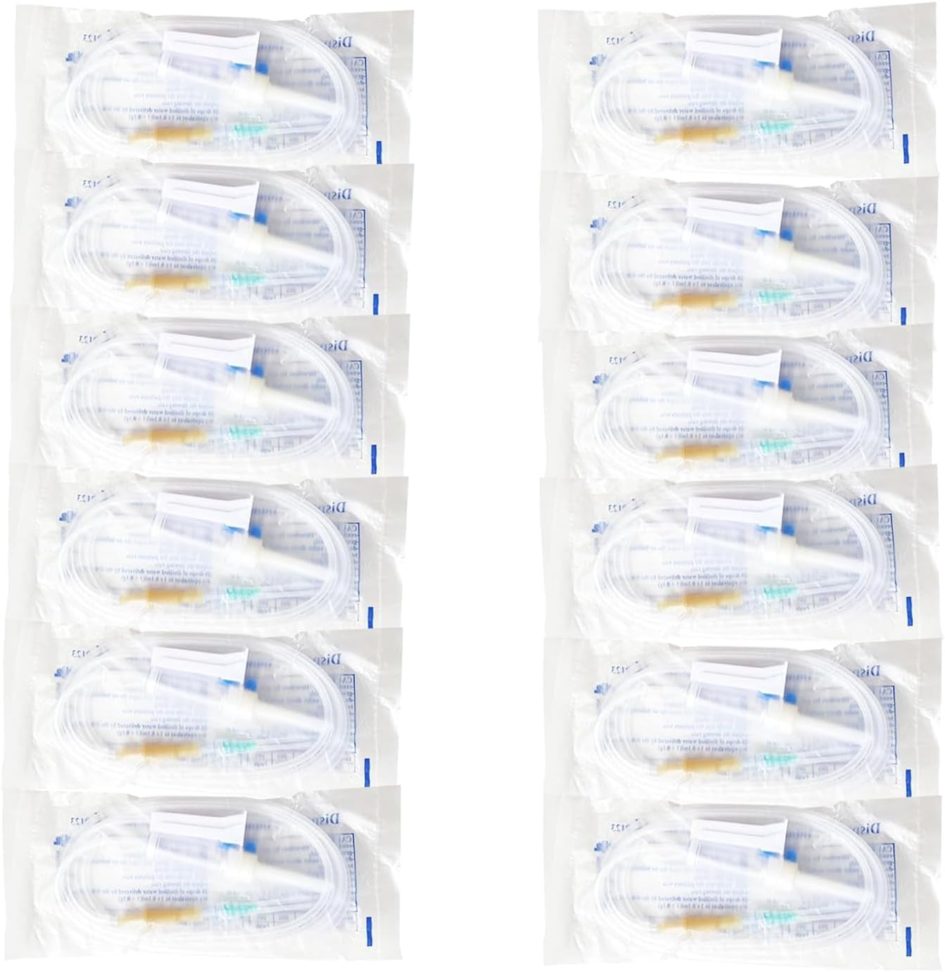 12-pack-fluid-transfer-extension-tubing-for-pets-and-laboratory-care-67-inch-transparent-pvc-lines-with-precision-roller-clamp-universal-luer-lock-connectors-and-18-ga-fitting-components