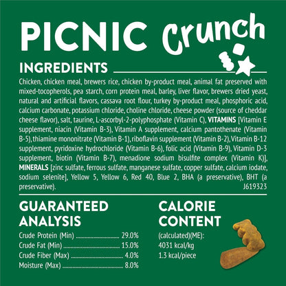 Purina Friskies Cat Treats, Party Mix Picnic Crunch - (Pack of 6) 6 Oz. Pouches6