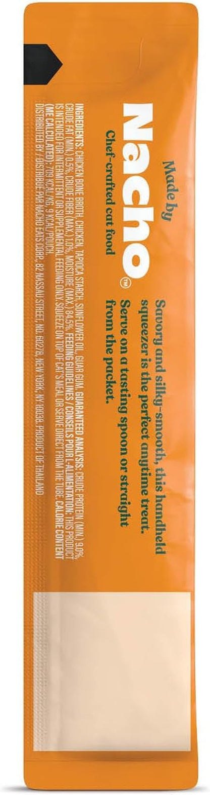 Made by Nacho Lickable Cat Treats Mousse Tubes 12 Count with Bone Broth Chicken Recipe (.5 Oz) No Grains, Corn, Wheat or Soy3