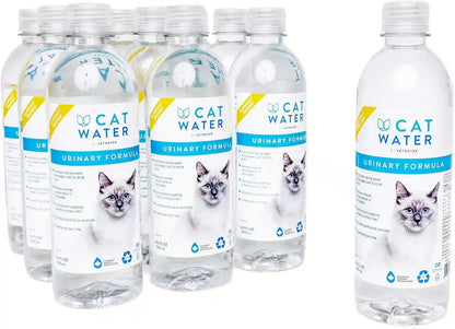 CATWATER by VETWATER | Ph-Balanced and Mineral-Free Cat Water | Clinically Proven Urinary Formula | Helps Prevent Cat Urinary Issues, FLUTD | 135.2 Oz, 2-Pk, Clear (CW60101-2)5