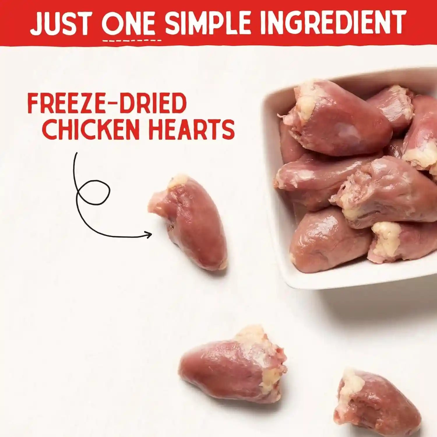 stella-chewys-freeze-dried-raw-chicken-heart-dog-treats-single-ingredient-no-additives-premium-training-treats-perfect-for-picky-eaters-11oz-bag