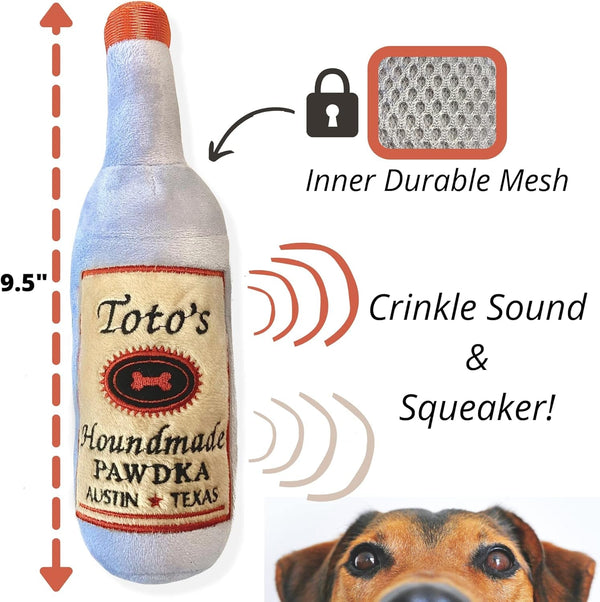 Nestpark Toto'S Plush Squeaky Crinkle Dog Toy - Funny Dog Gifts for Medium, Small and Large Dogs - Cute Stuffed Toys for Dog Birthdays6