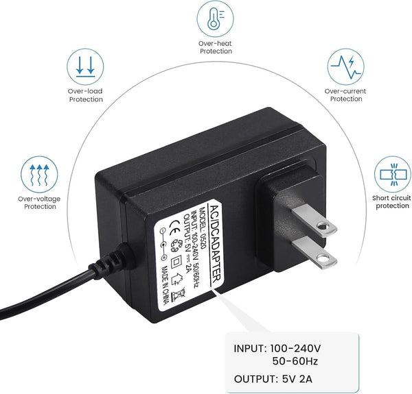 E Collar Charger for Mini Educator 300 400 ET-300 ET-400 Training Collars | Dog Shock Collar Dual Lead Charging Cable Power Adapter Cord5
