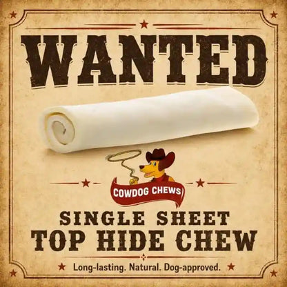 Cowdog Chews Retriever Roll 9-10 Inch All Natural Rawhide Product (20 Pack)8