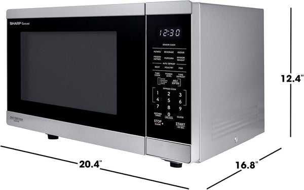 SMC1464KS 1.4 Cu. Ft. 1100W Stainless Steel Countertop Microwave Oven9