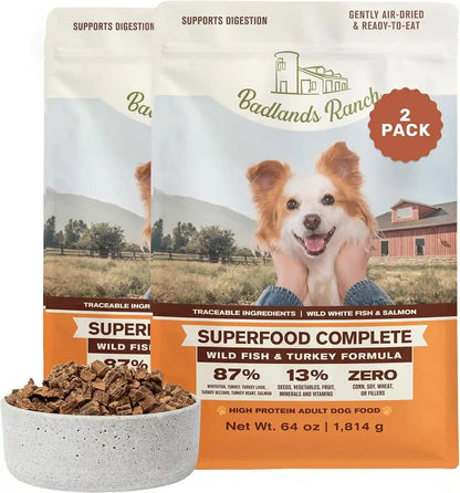 BADLANDS RANCH by Katherine Heigl – Superfood Complete Air-Dried Beef Dog Food – High Protein with Superfoods for Daily Wellness & Consistent Nutrition – 24 Oz25