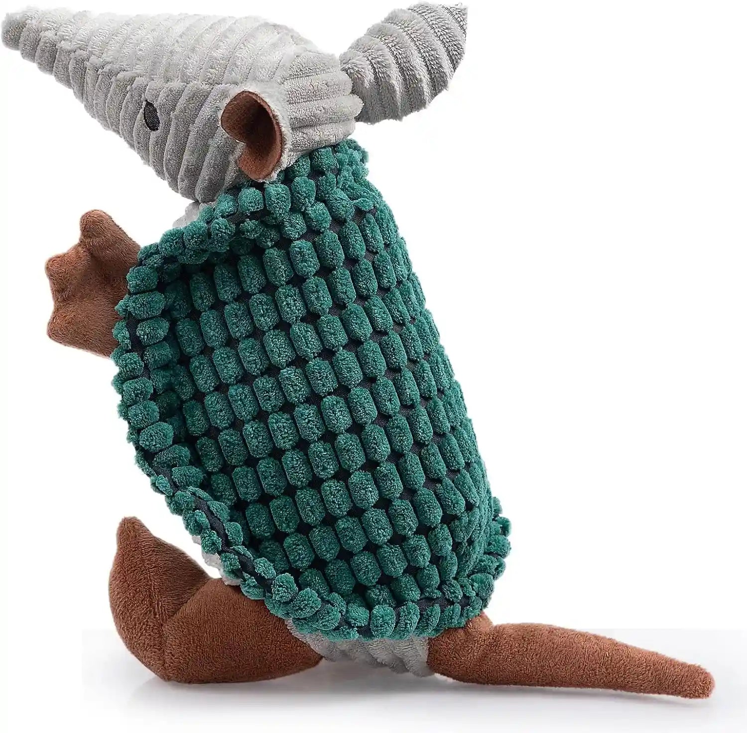hollypet-plush-dog-squeaky-toy-stuffed-armadillo-animal-pet-puppy-chew-toys-with-clean-teeth-for-small-medium-large-all-breed-sizes-dogs-gray-8-in