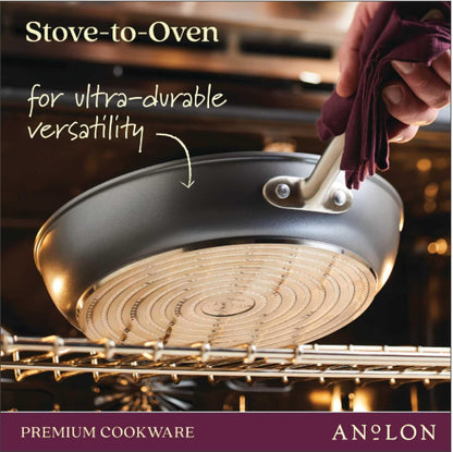 Accolade Forged Hard Anodized Nonstick Wok / Stir Fry Pan with Lid, 13.5 Inch - Moonstone Gray8