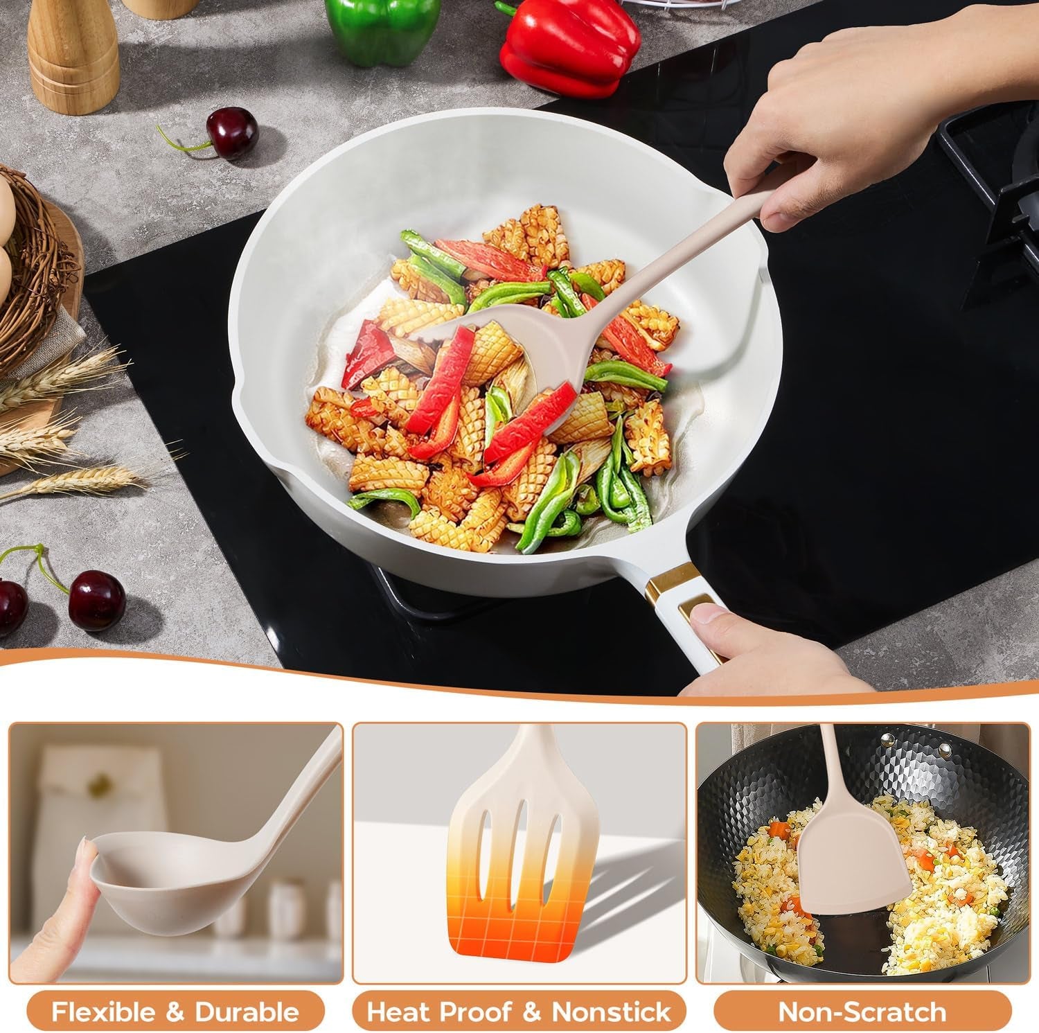 silicone-cooking-utensils-set-of-10-kitchen-utensils-for-nonstick-cookware-heat-resistant-nontoxic-spatula-set-khaki