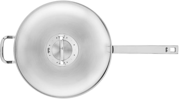 Original-Profi Collection Stainless Steel 12.6 Inch, 6.7 Quart Multi Ply Wok with High Dome Metal Lid2