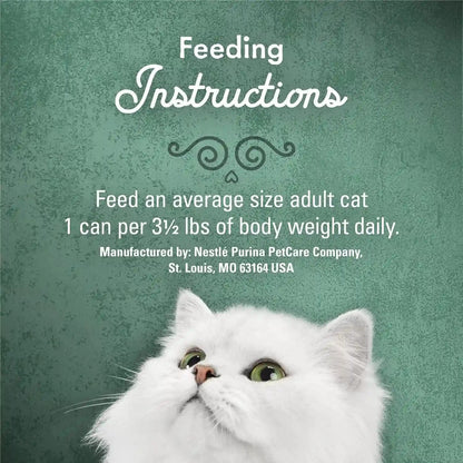 Purina Fancy Feast Wet Cat Food Medleys Shredded White Meat Chicken Fare with Spinach in Savory Cat Food Broth - (Pack of 24) 3 Oz. Cans8
