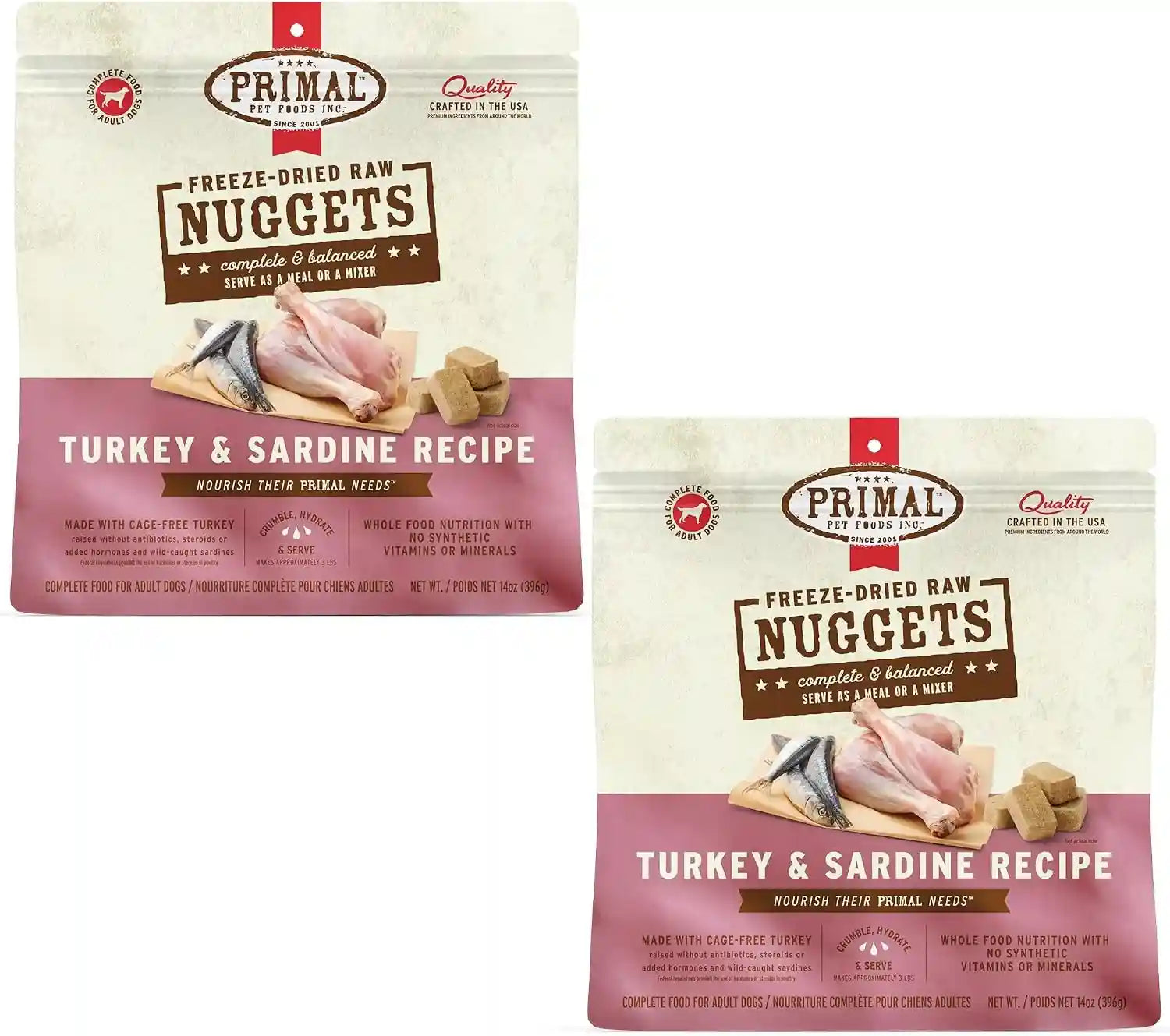primal-freeze-dried-dog-food-nuggets-chicken-complete-balanced-meal-topper-or-treat-premium-healthy-grain-free-high-protein-raw-dog-food-14-oz-complete-balanced-nutrition-meal-topper-or-treat-grain-free-high-protein-no-synthetic-vitamins-minerals