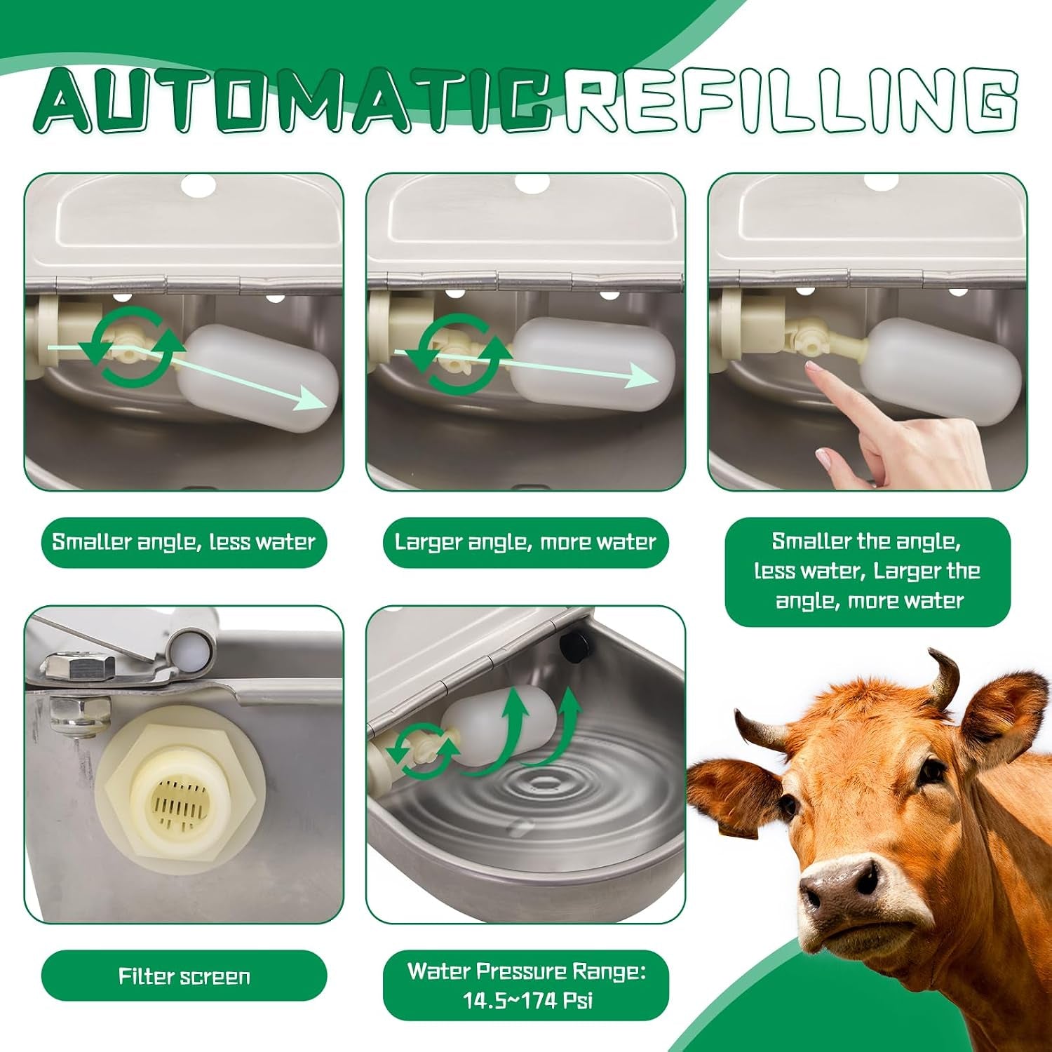 automatic-dog-water-feeder-3l-stainless-steel-bowl-for-chicken-cattle-sheep-with-float-valve-auto-fill-water-wall-mounted-livestock-waterer-rust-proof-keep-water-fresh-easy-to-clean-install-for-goat