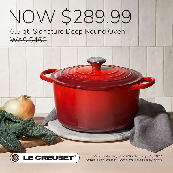 Le Creuset Enameled Cast Iron Signature Deep round Oven, 6.5 Qt., Sea Salt5