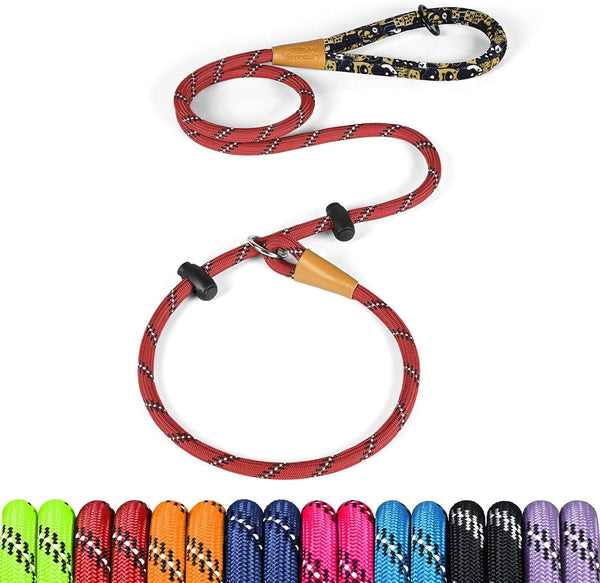 Lynxking Slip Lead Dog Leash Reflective, Heavy Duty Comfortable Strong Rope for Large Medium Small Dogs No Pull Pet Training (Light Green, Large 1/2In X 6Ft-Slip Lead)12