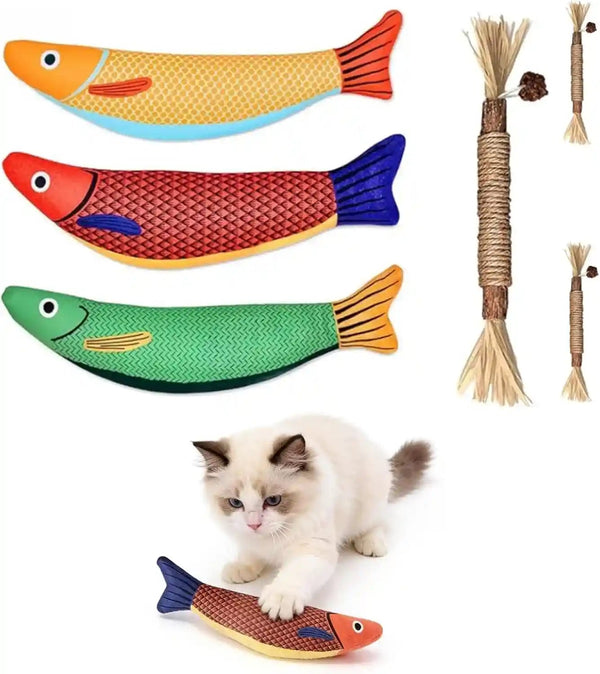 35Pack Cat Toys for Indoor Cats, Interactive Cat Toys with Catnip Toy, Kicker Toy, Crinkle Balls, Cat Ball Toy, Cat Spring Toy, Cat Chew Toy for Adult Cats & Kitten7