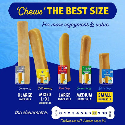 Himalayan Dog Chew, the Original Yak Cheese Dog Chews, 3 Small Yak Chews | Only Salt, Milk & Lime, Natural Long Lasting Dog Bones, Healthy Dog Treats, Lactose Free, Protein Rich, for Dogs under 15 Lbs5
