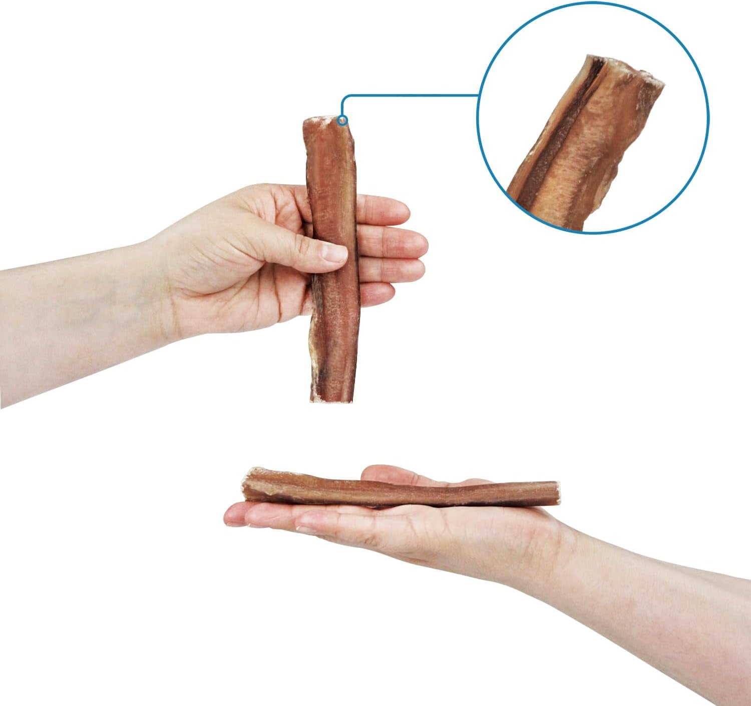 gigabite-beef-esophagus-dog-treats-sticks-6-inch-40-pack-all-natural-single-ingredient-beef-gullet-chews-high-protein-rawhide-free-supports-dental-health