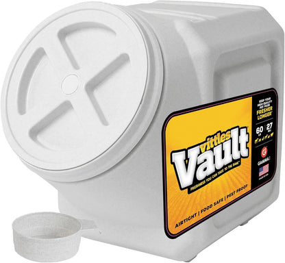 Gamma2 Vittles Vault Pet Food Storage Containers - Sealed Dog and Cat Food Storage Container, Fits up to 25Lbs, Made in the USA - [12"L X 13.75"H] | Made in USA, 12 Inch Long by 13.75 Inch Tall, Airtight Lid Keeps Kibble Fresh and Pests Out, a Durable Pantry Bin Design11