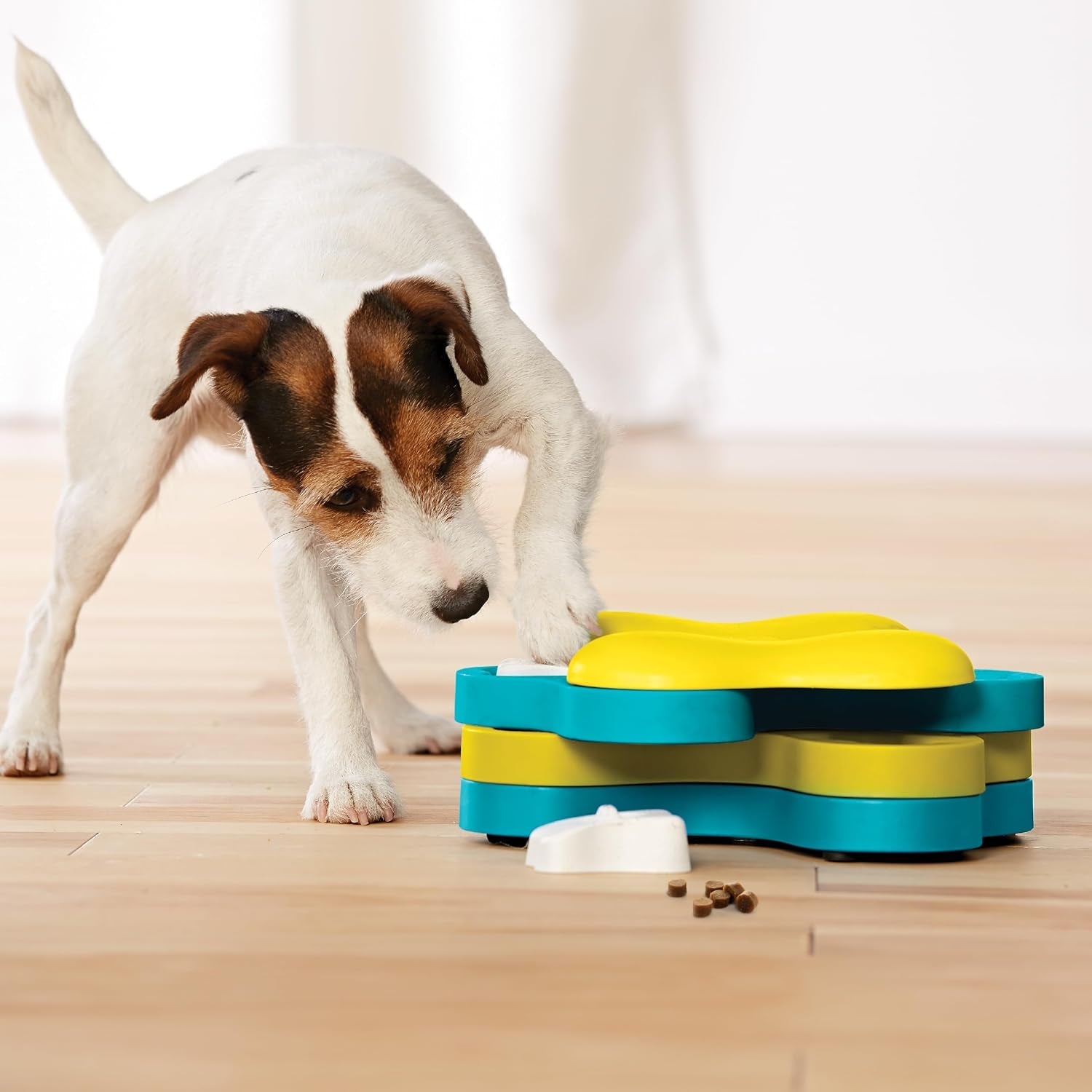 outward-hound-by-nina-ottosson-dog-tornado-interactive-treat-puzzle-enrichment-toy-3-spinning-layers-level-2-intermediate