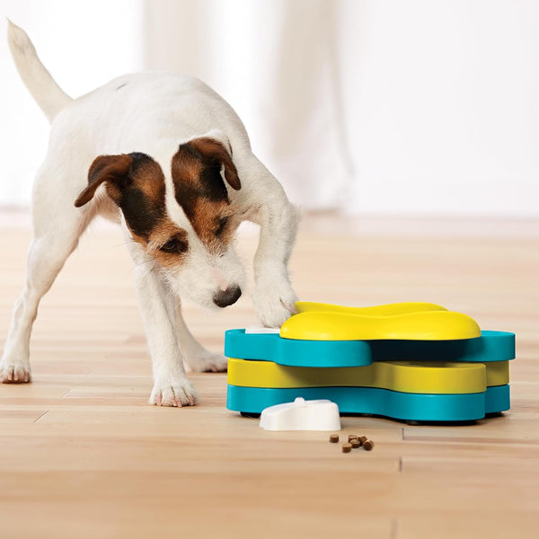 Outward Hound by Nina Ottosson Dog Tornado – Interactive Treat Puzzle Enrichment Toy, 3 Spinning Layers, Level 2 Intermediate9