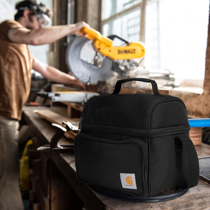 Carhartt Camping Cooler, Worksite Lunch Box, Soft Shell Lunch Bag for Construction Sites, Work and Everyday Use, Black5