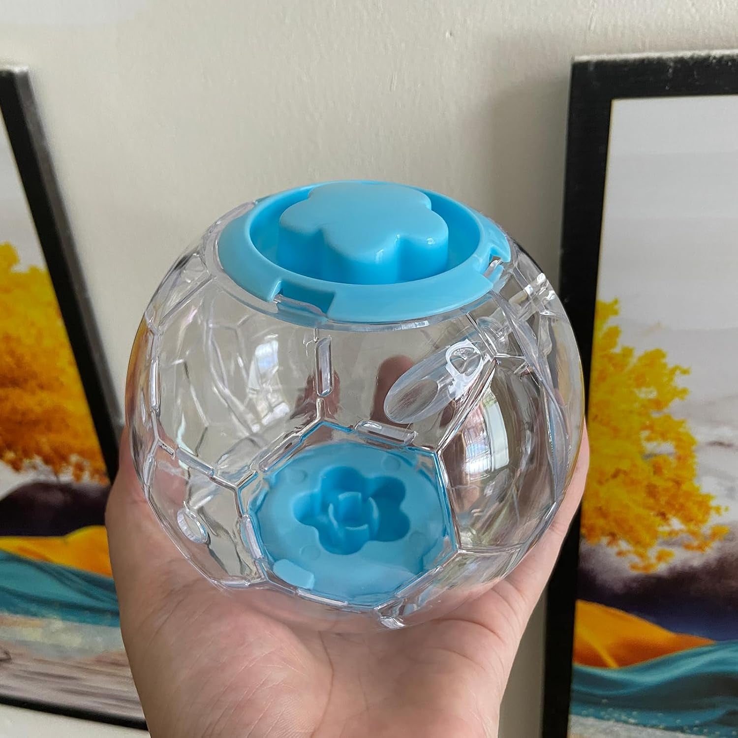 football-design-dwarf-hamster-ball-5-1-inch-5-1in-ideal-small-hamster-ball-for-mice-breathable-football-design-ensures-safe-fun-exercise-and-prevents-boredom
