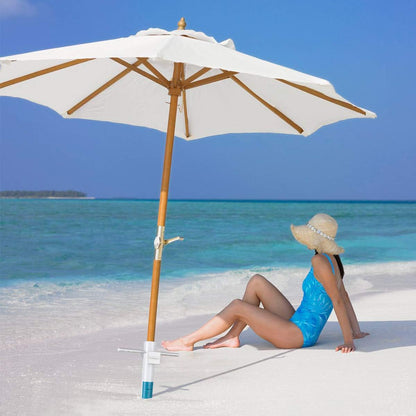 Beach Umbrella Sand Anchor, Beach Accessories-Umbrella Base with 5-Spiral Screw Design, Beach Essentials Umbrella Holder Stand Resist Strong Winds One Size Fits All3