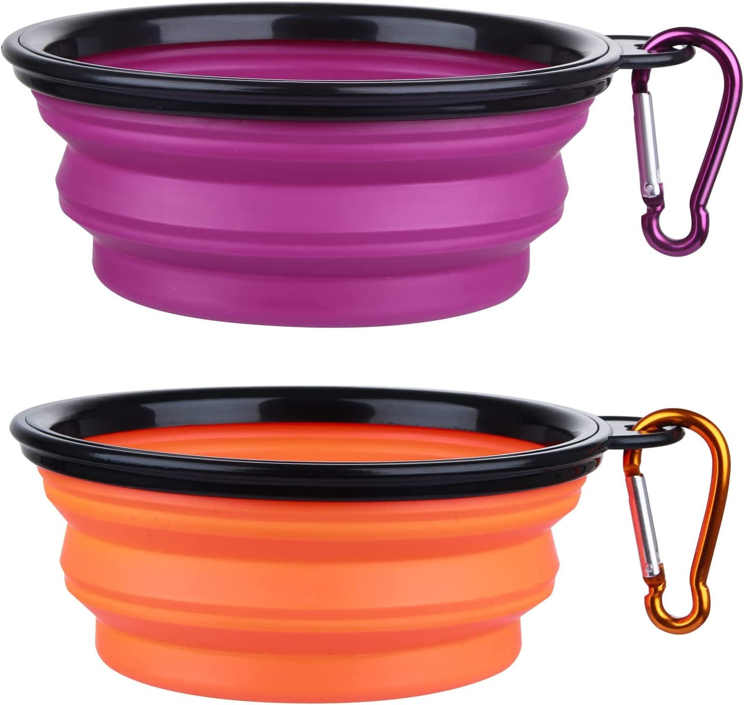 large-dog-bowl-pet-collapsible-bowls-2-pack-collapsible-dog-water-bowls-for-cats-dogs-portable-pet-feeding-watering-dish-for-walking-parking-traveling-with-2-carabiners-large-black-black