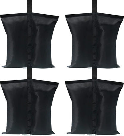 Canopy Weights 120 LBS Tent Sand Bags,4-Pack Black(No Sand)1