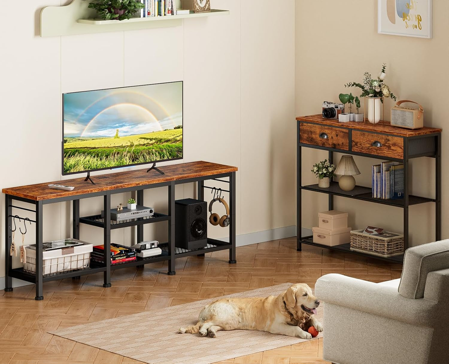 tv-stand-for-tvs-up-to-55-inch-entertainment-center-with-open-storage-shelves-media-console-table-with-soundbar-shelf-for-living-room-bedroom-rustic-brown