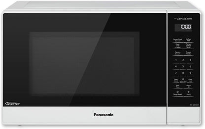 Panasonic NN-SN65KW Microwave Oven with Inverter Technology, 1200W, 1.2 Cu.Ft. Small Genius Sensor One-Touch Cooking, Popcorn Button, Turbo Defrost-Nn-Sn65Kw-(White) | 1.2 Cu.Ft. Small Genius Sensor One-Touch Cooking, Inverter Technology, 1200W, Popcorn Button, Turbo Defrost1