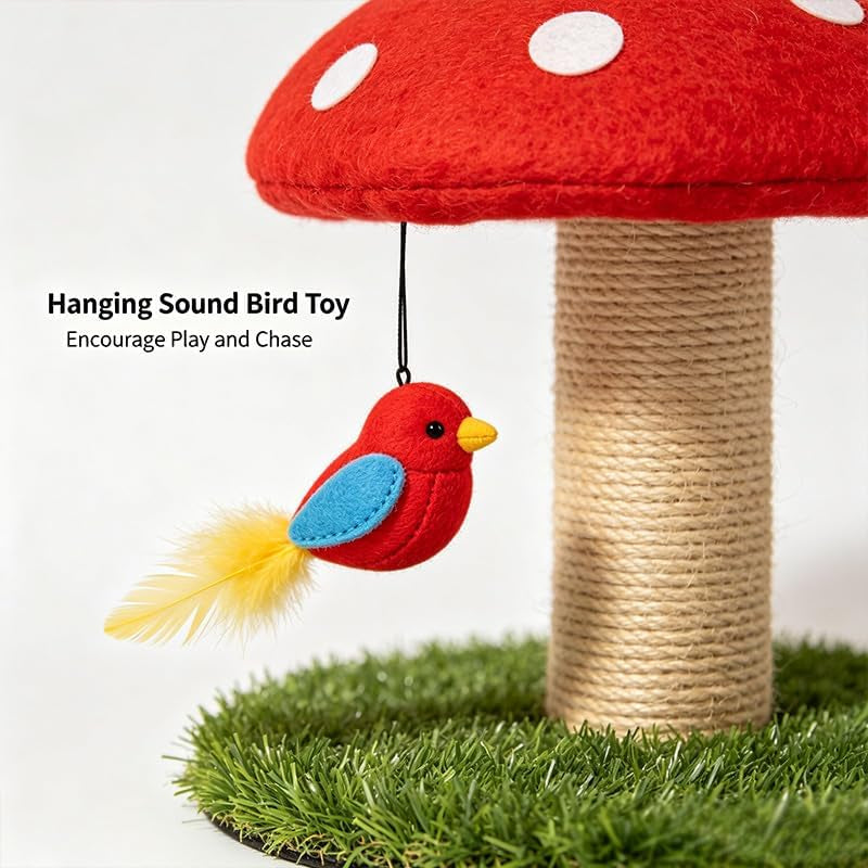 cat-scratching-post-for-indoor-cats-mushroom-scratching-post-17-5-h-cute-cat-scratcher-for-kittens-and-adult-cats-durable-cat-scratch-post-furniture-for-play-and-claw-care