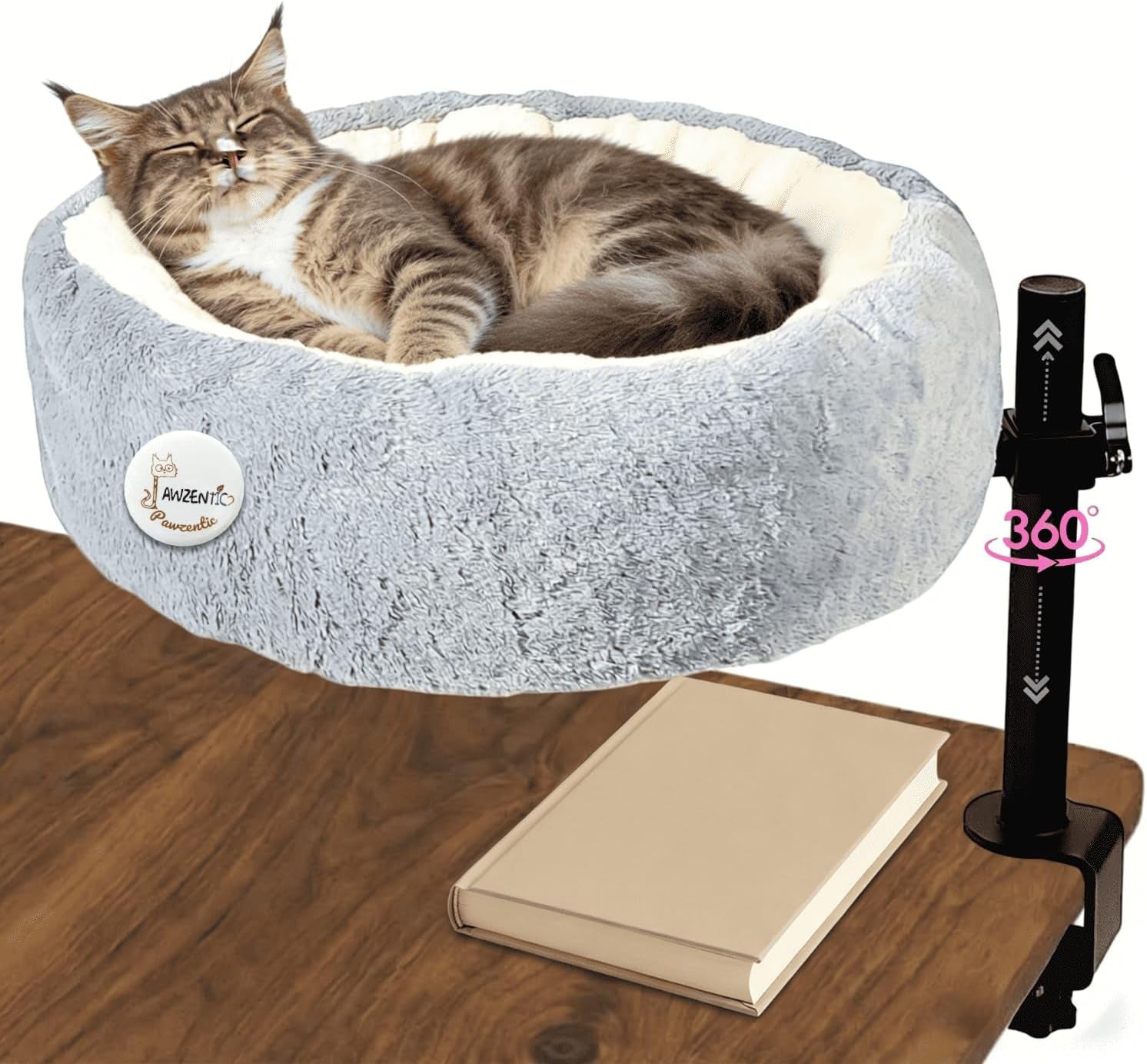 cat-desk-bed-xl-reversible-2-tone-adjustable-light-gray
