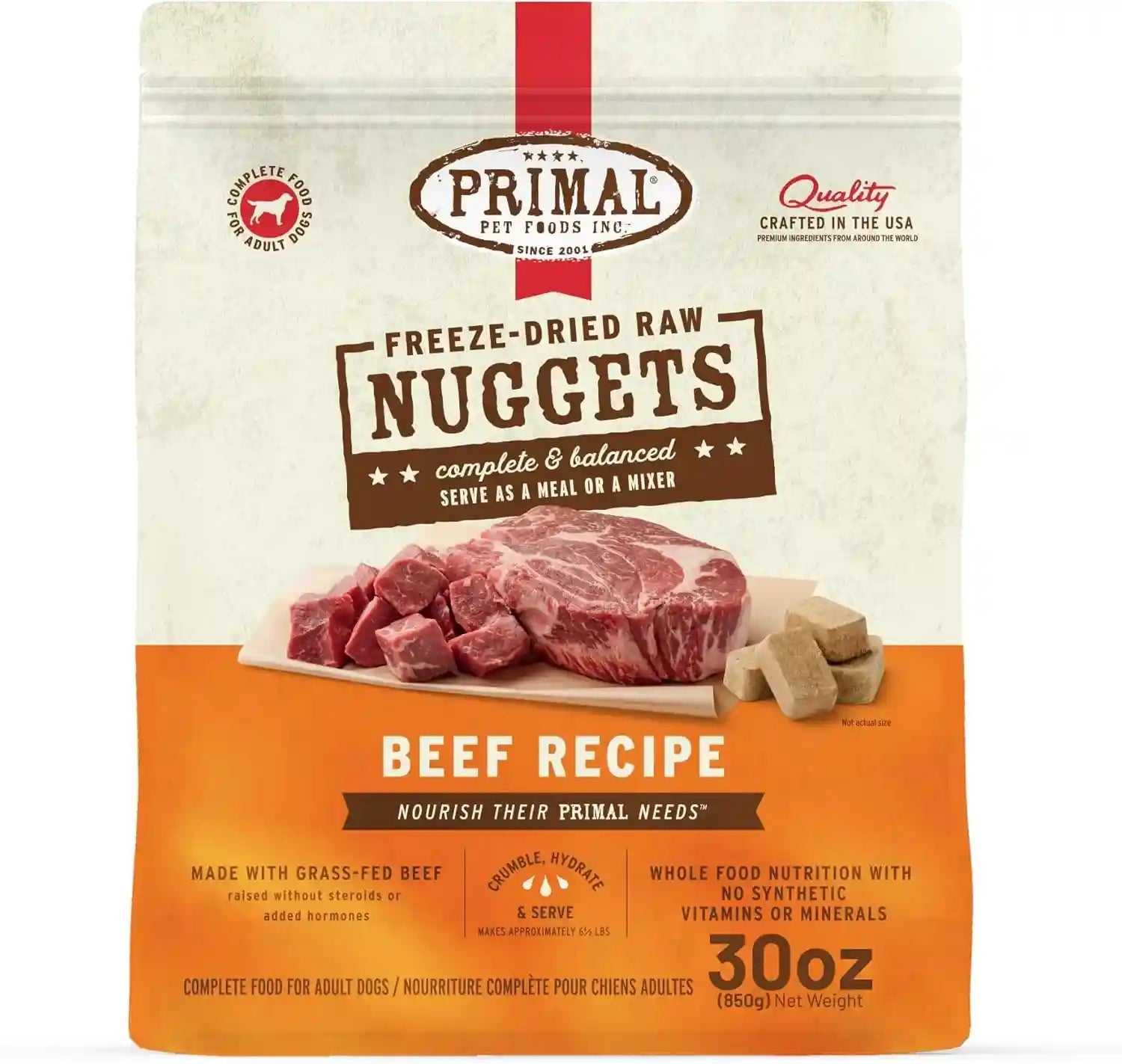primal-freeze-dried-dog-food-nuggets-chicken-complete-balanced-meal-topper-or-treat-premium-healthy-grain-free-high-protein-raw-dog-food-14-oz-complete-balanced-nutrition-meal-topper-or-treat-grain-free-high-protein-no-synthetic-vitamins-minerals