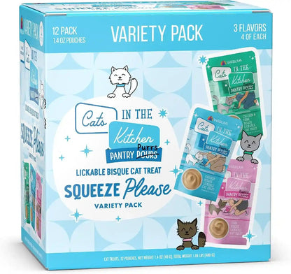 Weruva Cats in the Kitchen Pantry Pours, Salmon Bisque with Senior Support, 1.4Oz Pouch, Pack of 1215