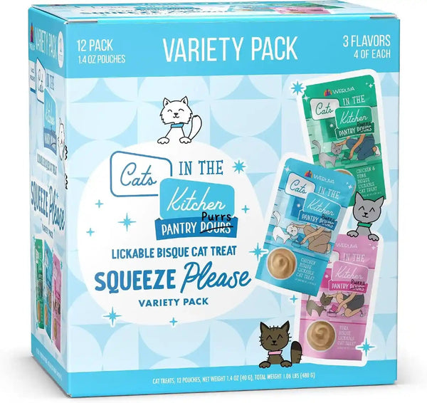Weruva Cats in the Kitchen Pantry Pours, Salmon Bisque with Senior Support, 1.4Oz Pouch, Pack of 1215