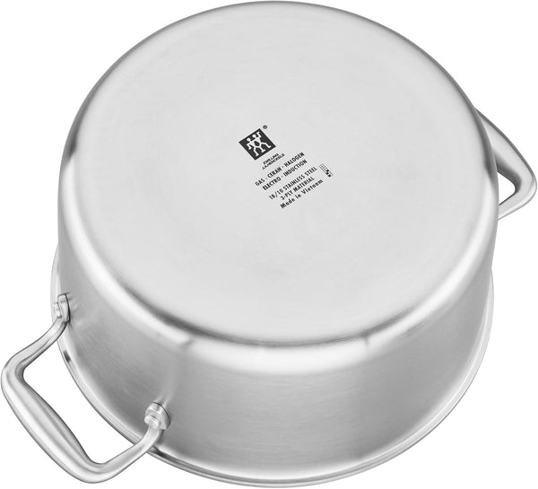 Spirit 3-Ply 6-Qt Ceramic Nonstick Dutch Oven, Stainless Steel2