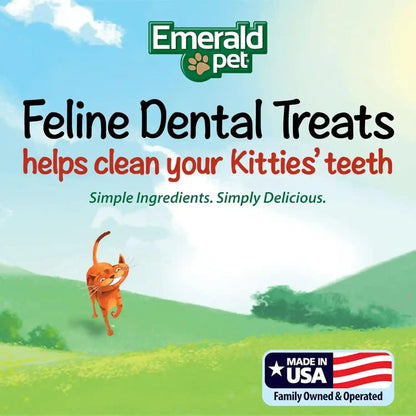 Emerald Pet Grain-Free Cat Dental Treats with Salmon – Crunchy Natural Dental Treats for Cats to Clean Teeth, Freshen Breath, and Reduce Plaque & Tartar – 11 Oz Tub8