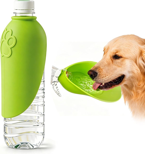 2Pcs Portable Dog Water Bottle Attachment, Slip-On Pet Water Bowl for Walks | Silicone Dog Drink Dispenser, Fits Openings 26Mm+ Water Bottles, Ideal for Daily Hiking & Travel, Quick Rinse & Easy Setup11