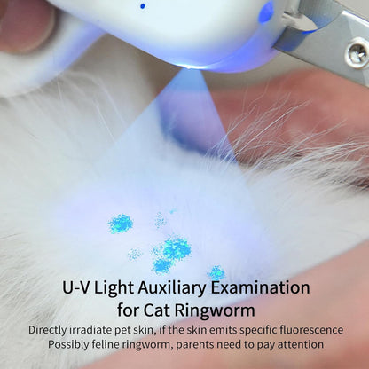 PAKEWAY Pet Nail Clipper with LED & -U-V Light, Cat Claw Trimmer with Ultra Bright LED Light for Nail Bloodline to Avoid over Cutting, Sharp Angled Blade Grooming Tool for Dog Cat Rabbit Small Animals2