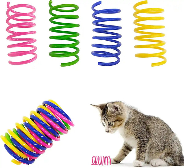 Cat Toys for Indoor Cats, 34 Pack Interactive Cat Toy Set for Kitten | Kitten Toys Variety Pack with Chew Toy, Spring, Mouse & Ball, Ideal for Enrichment, Boredom Relief and Self Play, Toy Bulk12