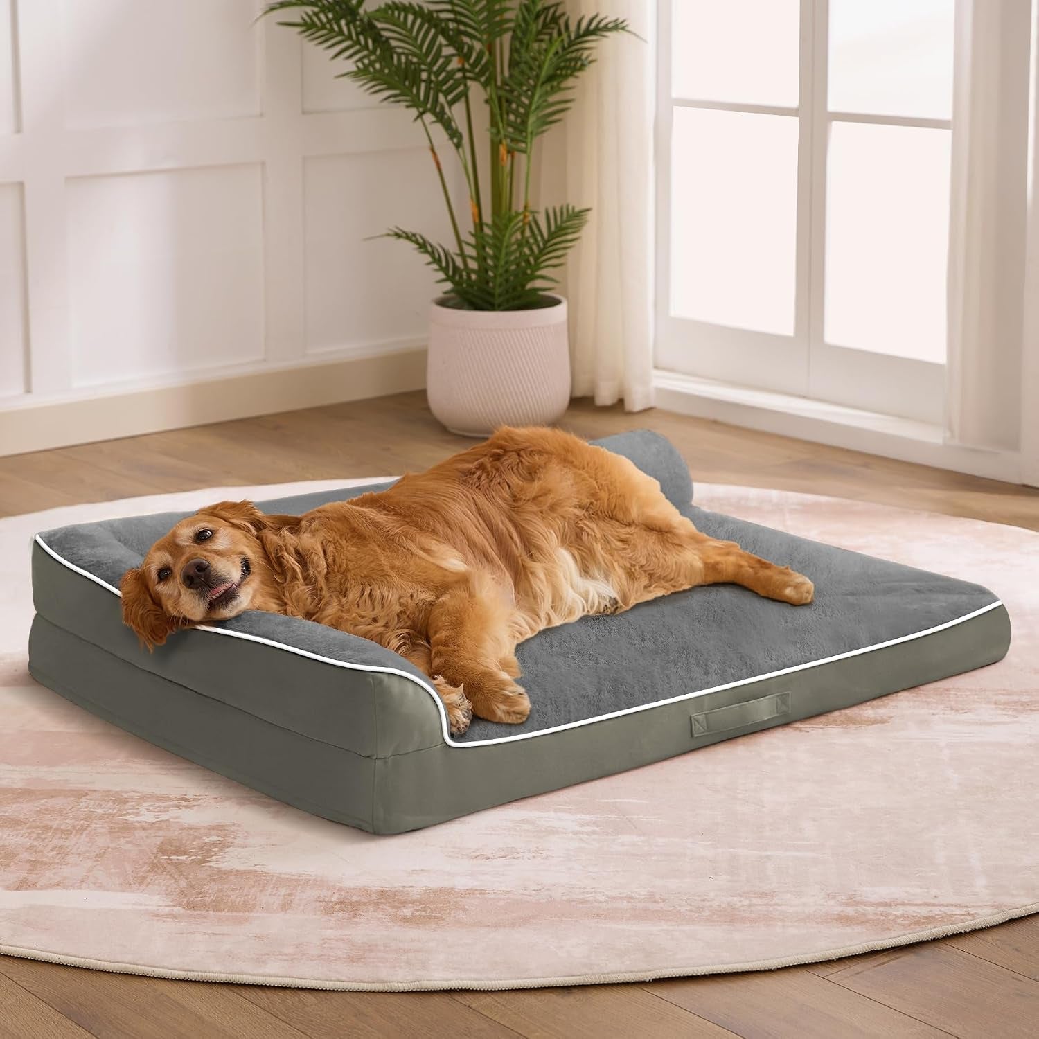dog-beds-large-sized-dogs-xl-orthopedic-dog-beds-for-large-dogs-42x30x7-5-waterproof-pet-bed-with-washable-cover-l-shaped-pet-couch-with-portable-handle-grey