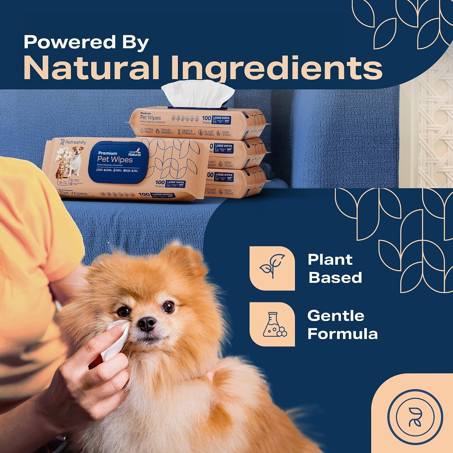 refreshify-dog-wipes-for-paws-and-butt-plant-based-unscented-pack-of-400-pet-wipes-for-dogs-and-cats-deodorizing-non-toxic-dog-wipes-12-additional-travel-wipes