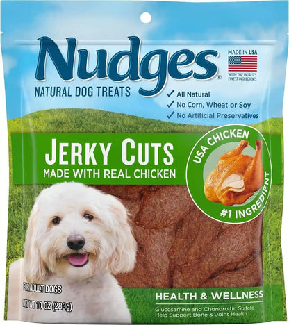 Blue Buffalo Nudges Chicken Jerky Bites Natural Dog Treats, Tender & Meaty Dog Snacks, Healthy Reward or Training Treat, Made in the USA with Real Chicken, No Artificial Preservatives, 16 Oz.12