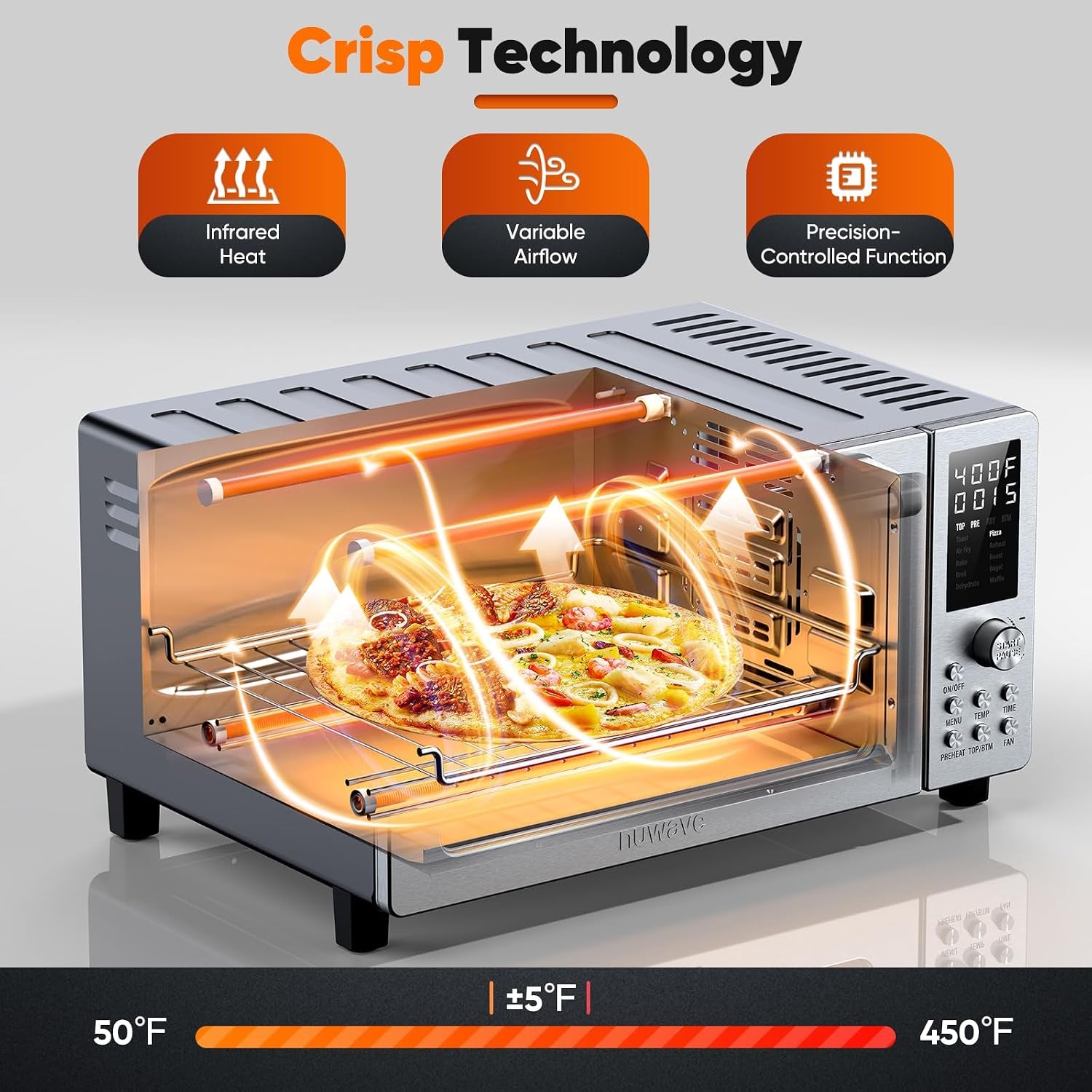 bravo-pro-convection-air-fryer-toaster-oven-combo-2026-new-improved-10-in-1-50-450-f-control-quick-even-crisp-tech-21qt-pfas-free-stainless-steel