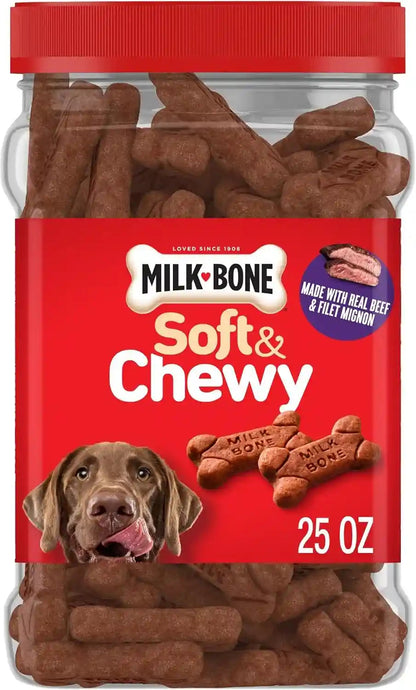 Milk-Bone Soft & Chewy Mini'S Dog Training Treats, 18 Oz Canister | Made with Real Chicken Breast, Small Dog Treats for Training and Rewarding, 18% Protein, Fortified with Vitamins and Minerals12